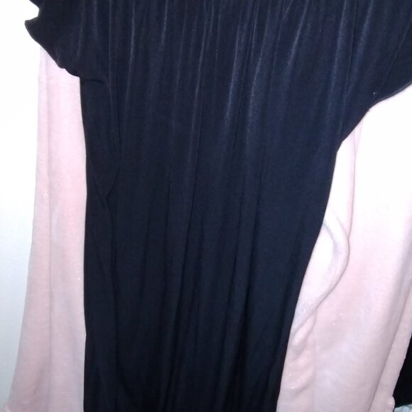 Black Sequin slinky Dress Size small - Picture 3 of 5